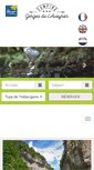 Mobile Screenshot of camping-gorges-aveyron.com